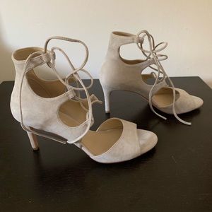 Via Spiga Illa taupe suede sandal